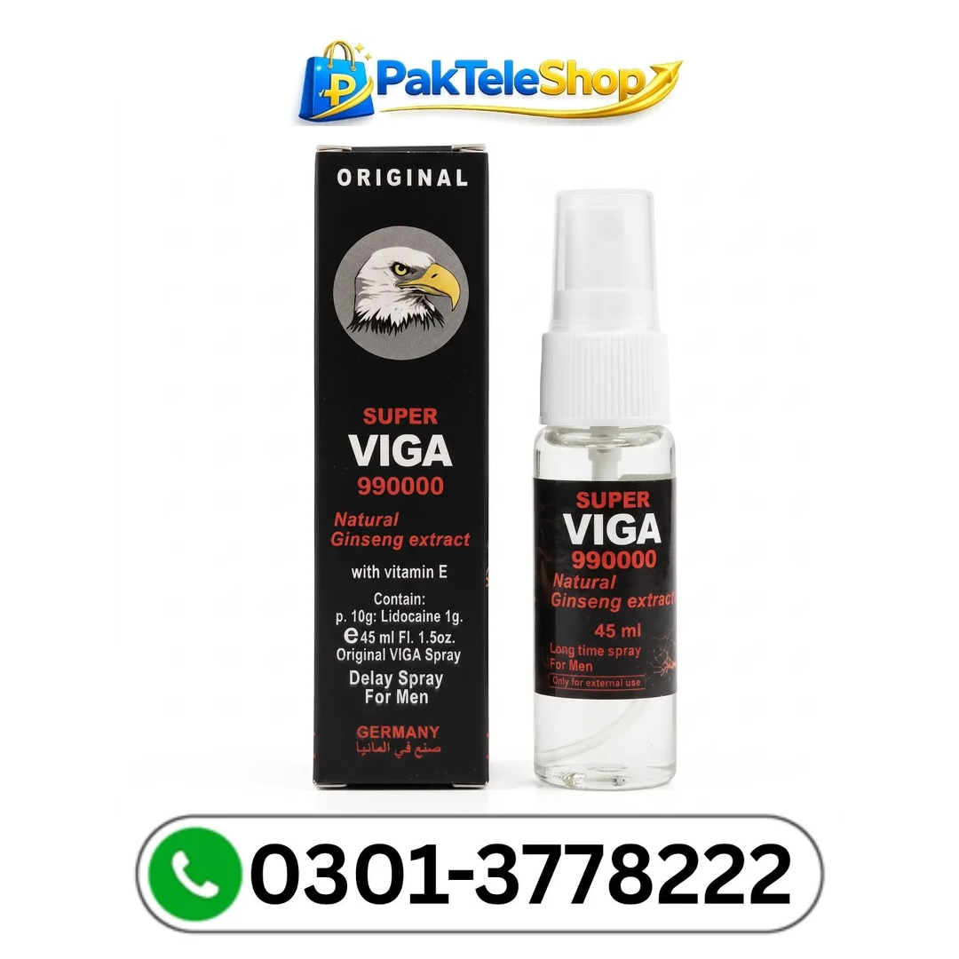 Viga 990000 Super Extra Strong Germany Long Time Delay Spray for Men 45ml