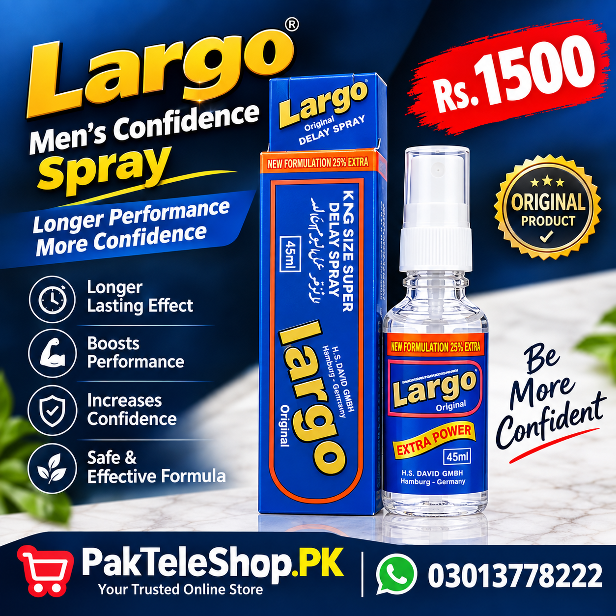 Largo Men's Confidence Spray