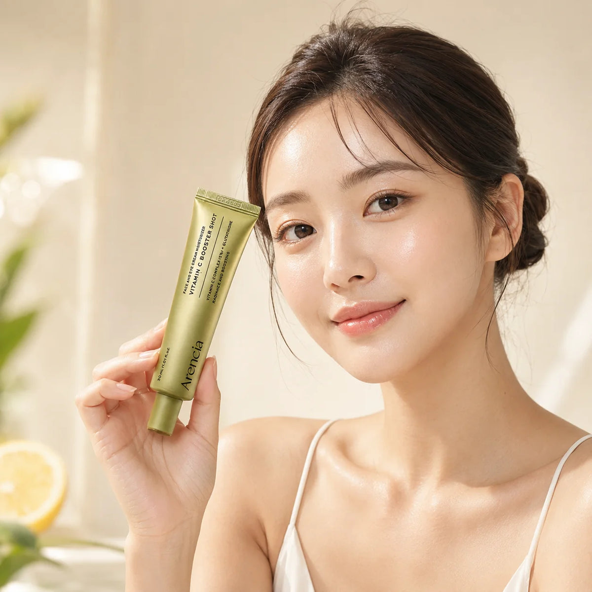 Arencia Vitamin C Booster Shot Face & Eye Cream Moisturizer