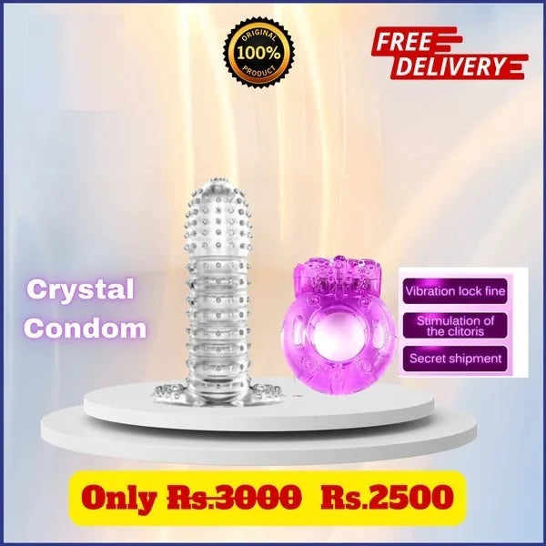 Crystal Condom + Vib ring