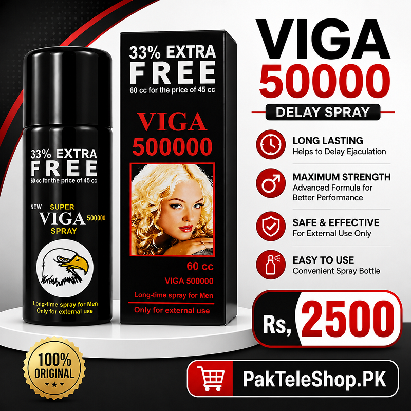 Viga 50000 Delay Spray for Men – Long Lasting Performance Spray