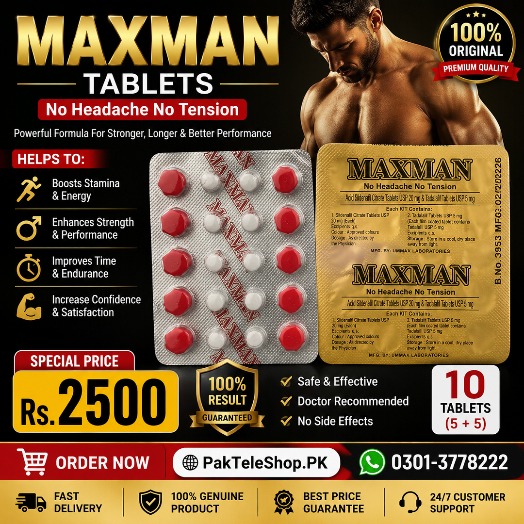 Maxman Tablets Price In Pakistan