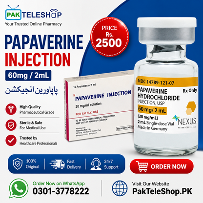Papaverine Injection Price In Pakistan