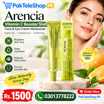 Arencia Vitamin C Booster Shot Face & Eye Cream Moisturizer