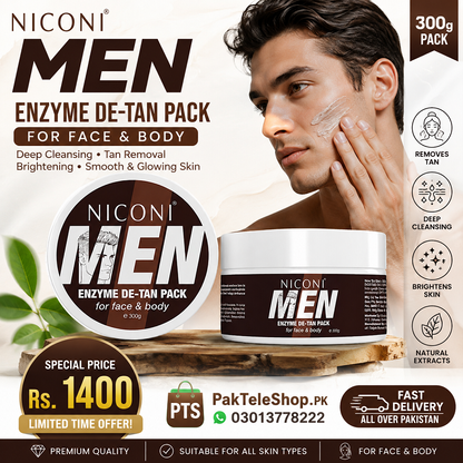 Niconi Men Enzyme De Tan Cream