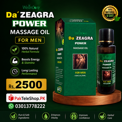 Da Zeagra Power Massage Oil Price in Pakistan