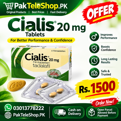 Cialis 20mg 4 Tablets