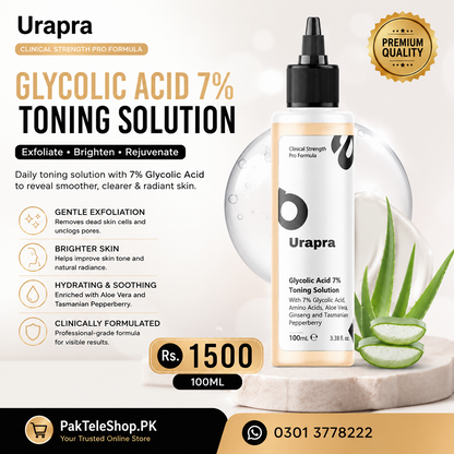 Urapra Glycolic acid 7% Toning Solution