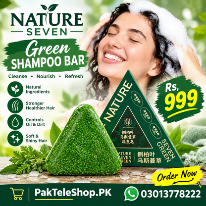 Nature Seven Green Shampoo Bar