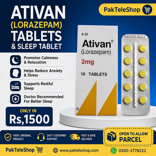 Ativan Tablets & Sleep Tablet