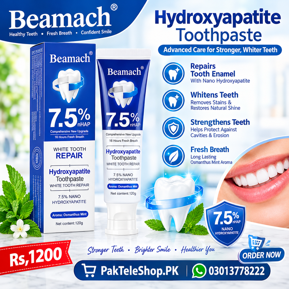 Beamach Hydroxyapatite Toothpaste