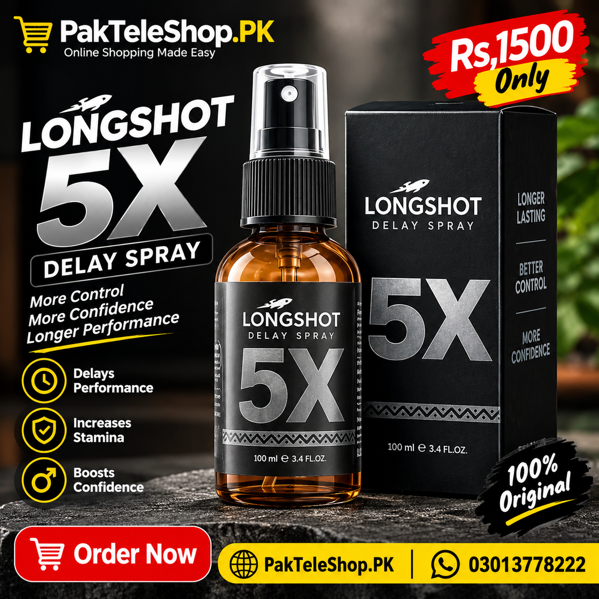Longshot 5X Delay Spray