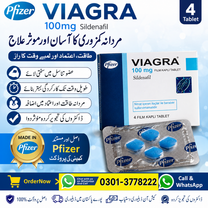 Pfizer Viagra 100mg 4 Tablets
