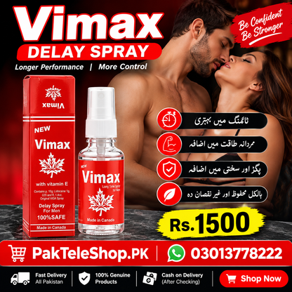 Vimax Delay Spray High Quality Local Formula for Men