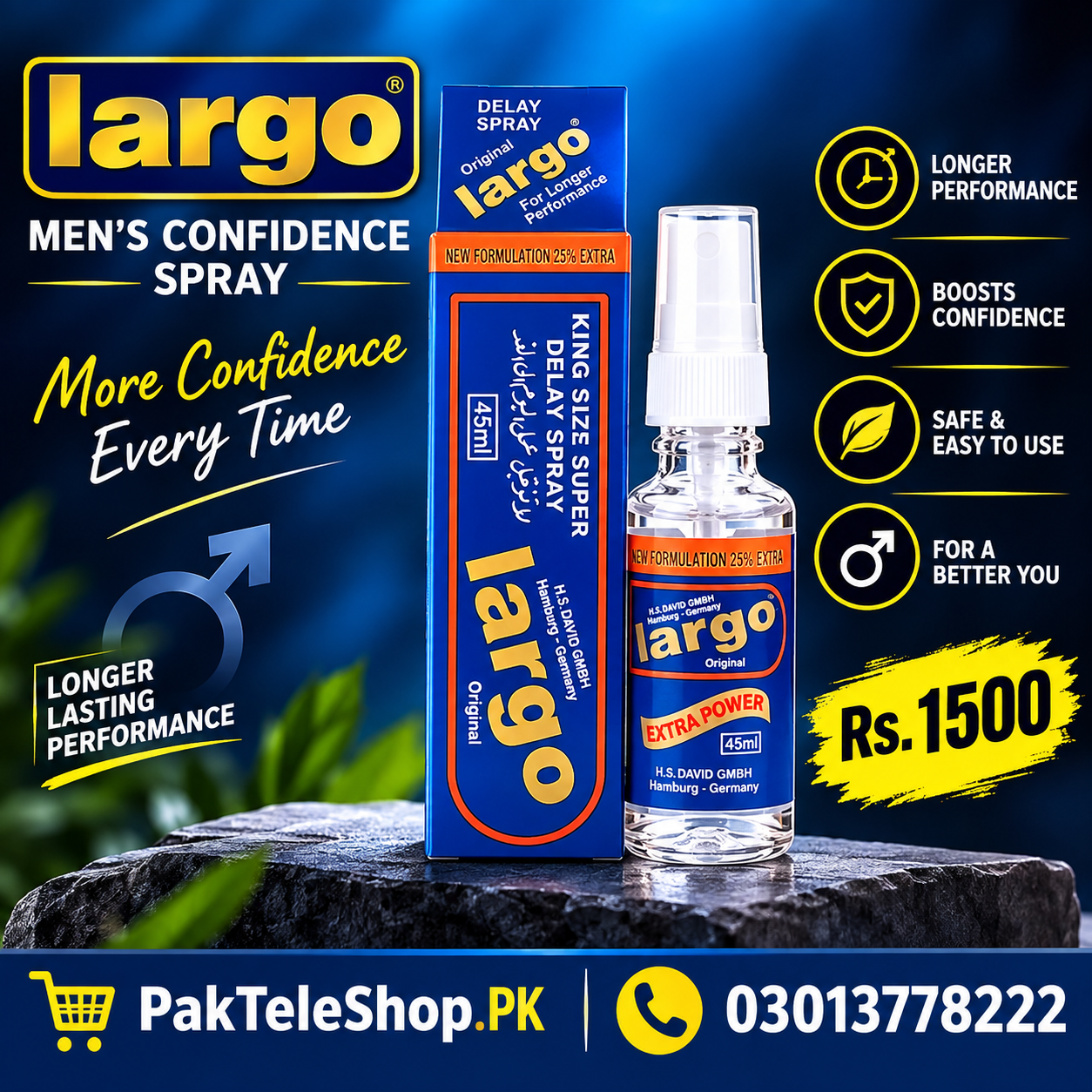 Largo Men's Confidence Spray