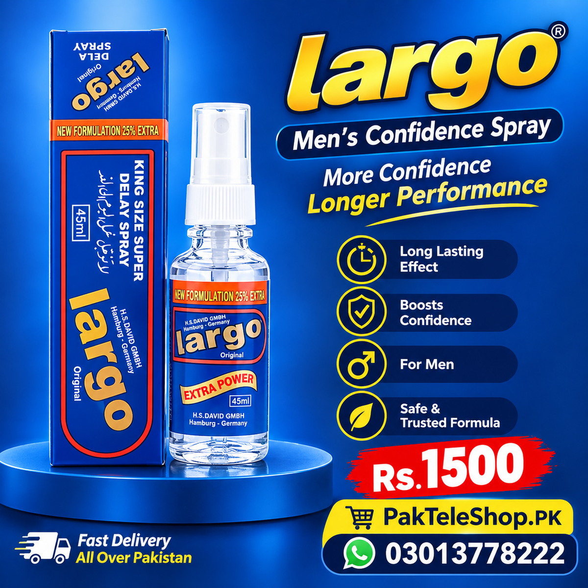 Largo Men's Confidence Spray