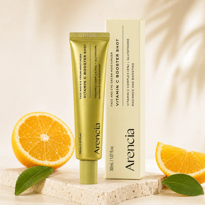 Arencia Vitamin C Booster Shot Face & Eye Cream Moisturizer