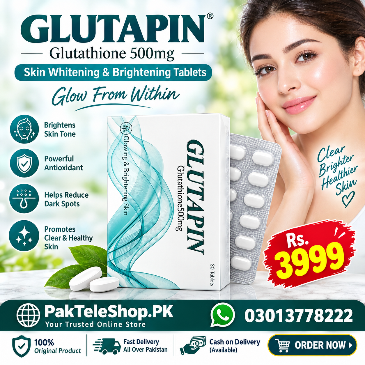 Glutapin Glutathione Tablets