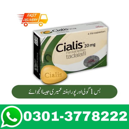 Cialis 20mg 4 Tablets