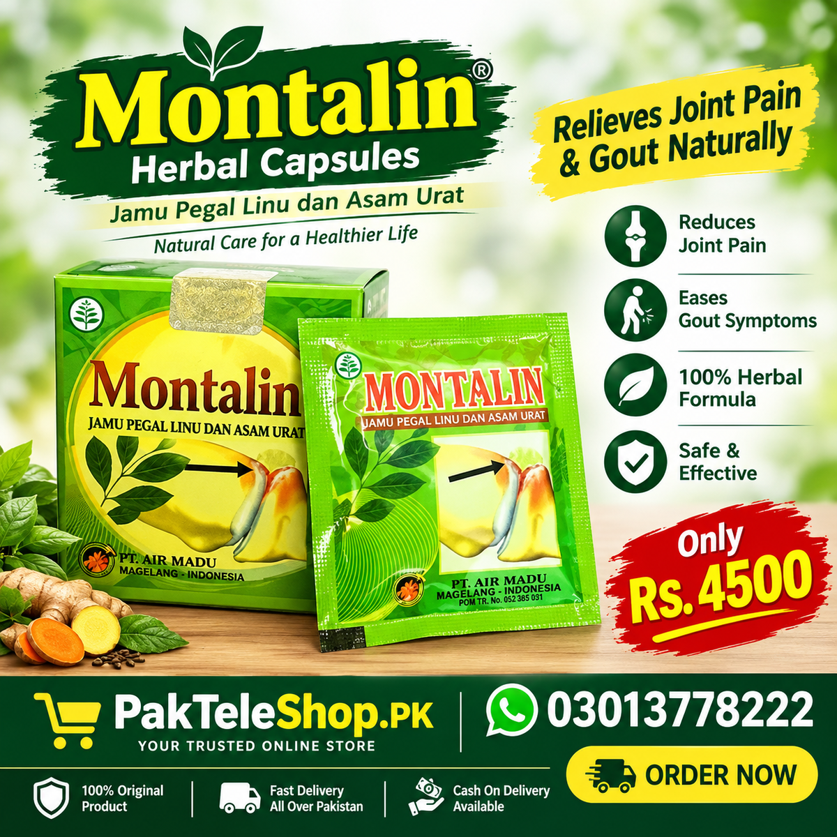 Montalin Herbal Capsules Price In Pakistan