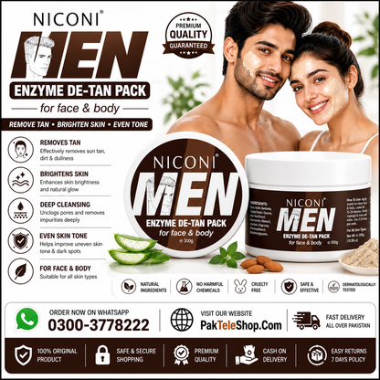 Niconi Men Enzyme De Tan Cream