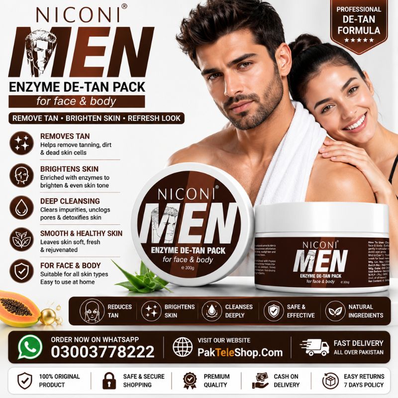 Niconi Men Enzyme De Tan Cream