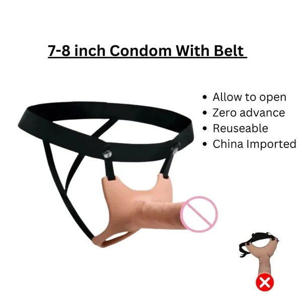 Silicon Condom with Belt