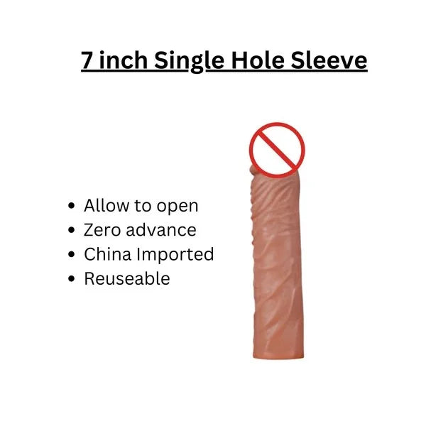 Single Hole Sleeve Silicone Condoms