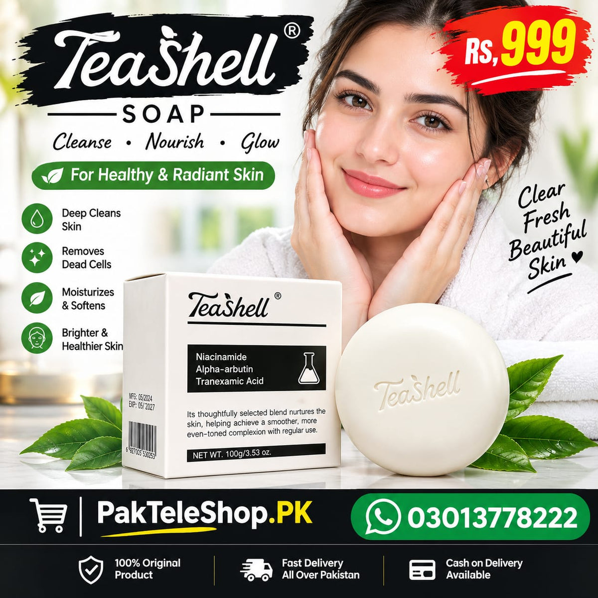 Tea Shell Soap