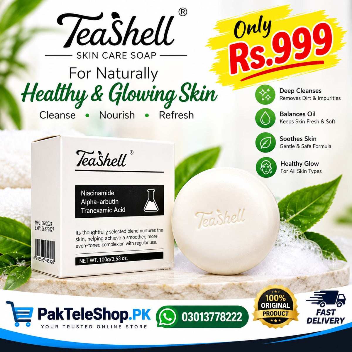 Tea Shell Soap In Pakistan