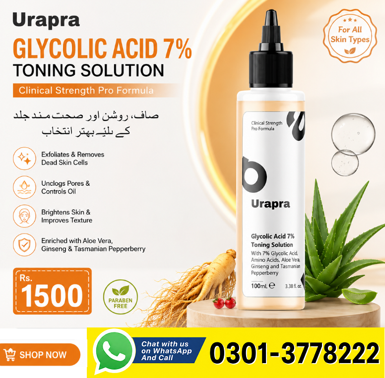 Urapra Glycolic acid 7% Toning Solution