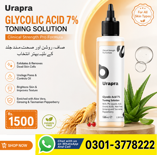 Urapra Glycolic acid 7% Toning Solution