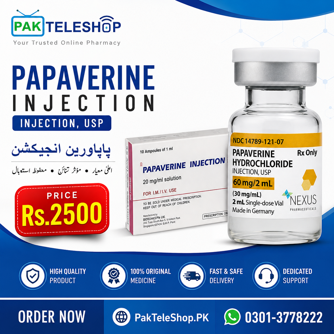 Papaverine Injection Price In Pakistan