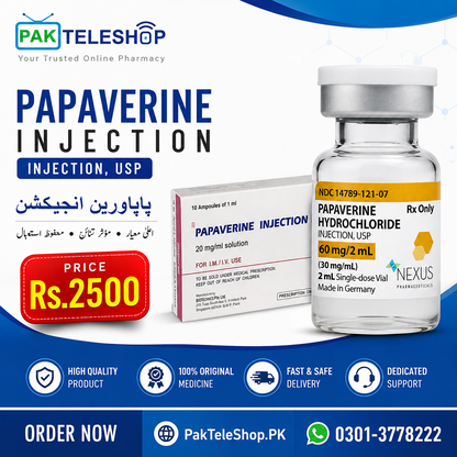 Papaverine Injection Price In Pakistan