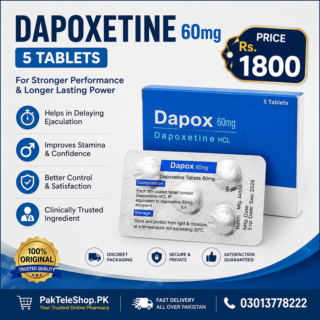 Dapoxetine 60mg Price In Pakistan