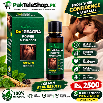 Da Zeagra Power Massage Oil Price in Pakistan