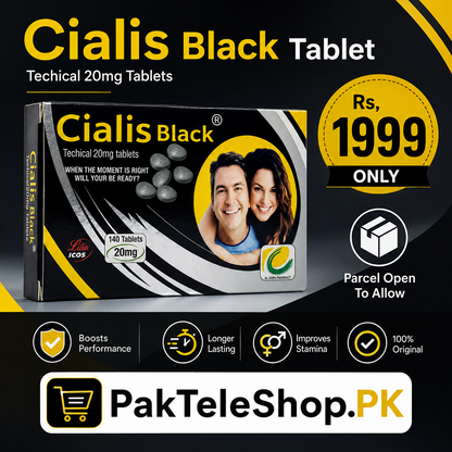 Cialis Black Tablet 20mg | Long-Lasting Performance Support