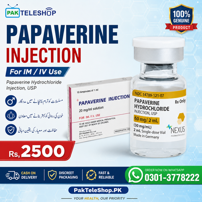 Papaverine Injection Price In Pakistan