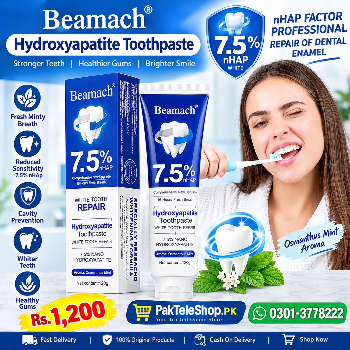 beamach hydroxyapatite toothpaste reviews