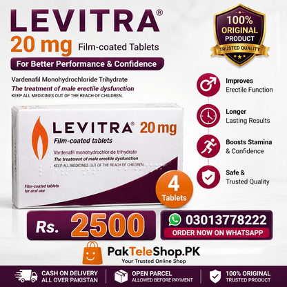 Levitra Tablets Price In Pakistan