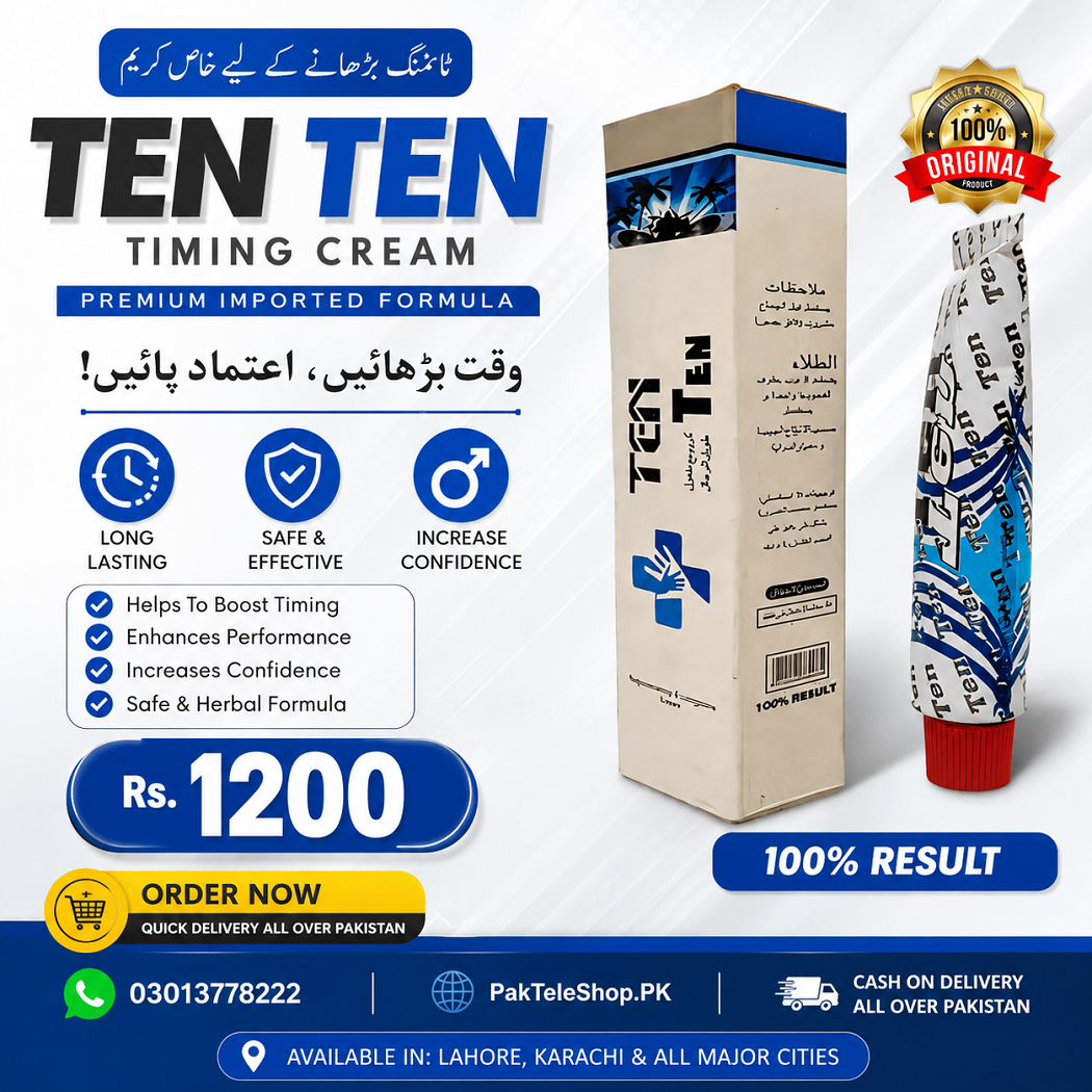 TEN TEN Timing Cream Price In Pakistan