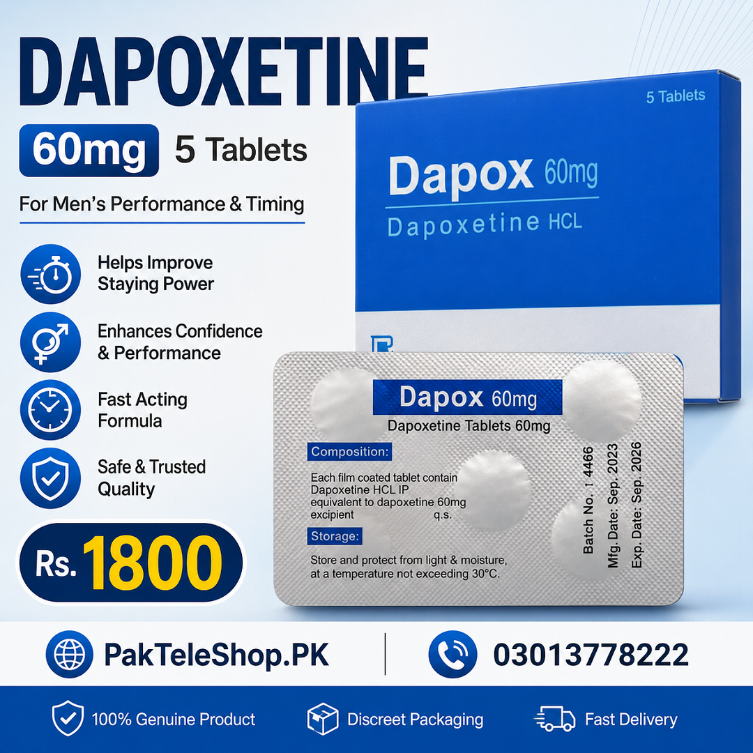 Dapoxetine 60mg Price In Pakistan