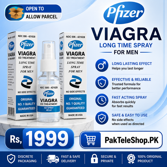 Pfizer Viagra Long Time Spray for Men – Delay Spray