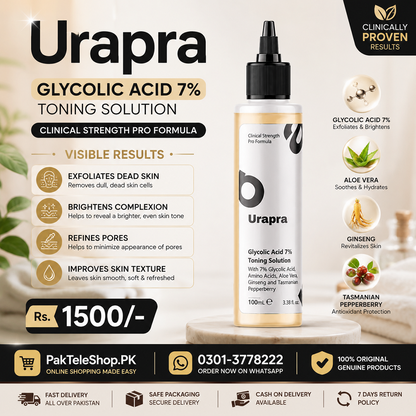 Urapra Glycolic acid 7% Toning Solution