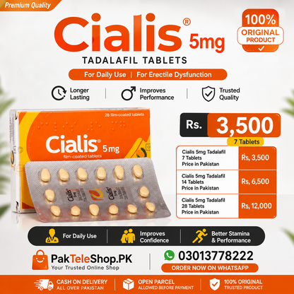 Cialis 5mg Price in Pakistan
