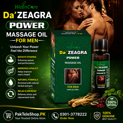 Da Zeagra Power Massage Oil Price in Pakistan