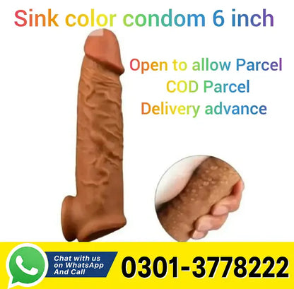 6 Inch Skin Color Condom In Pakistan